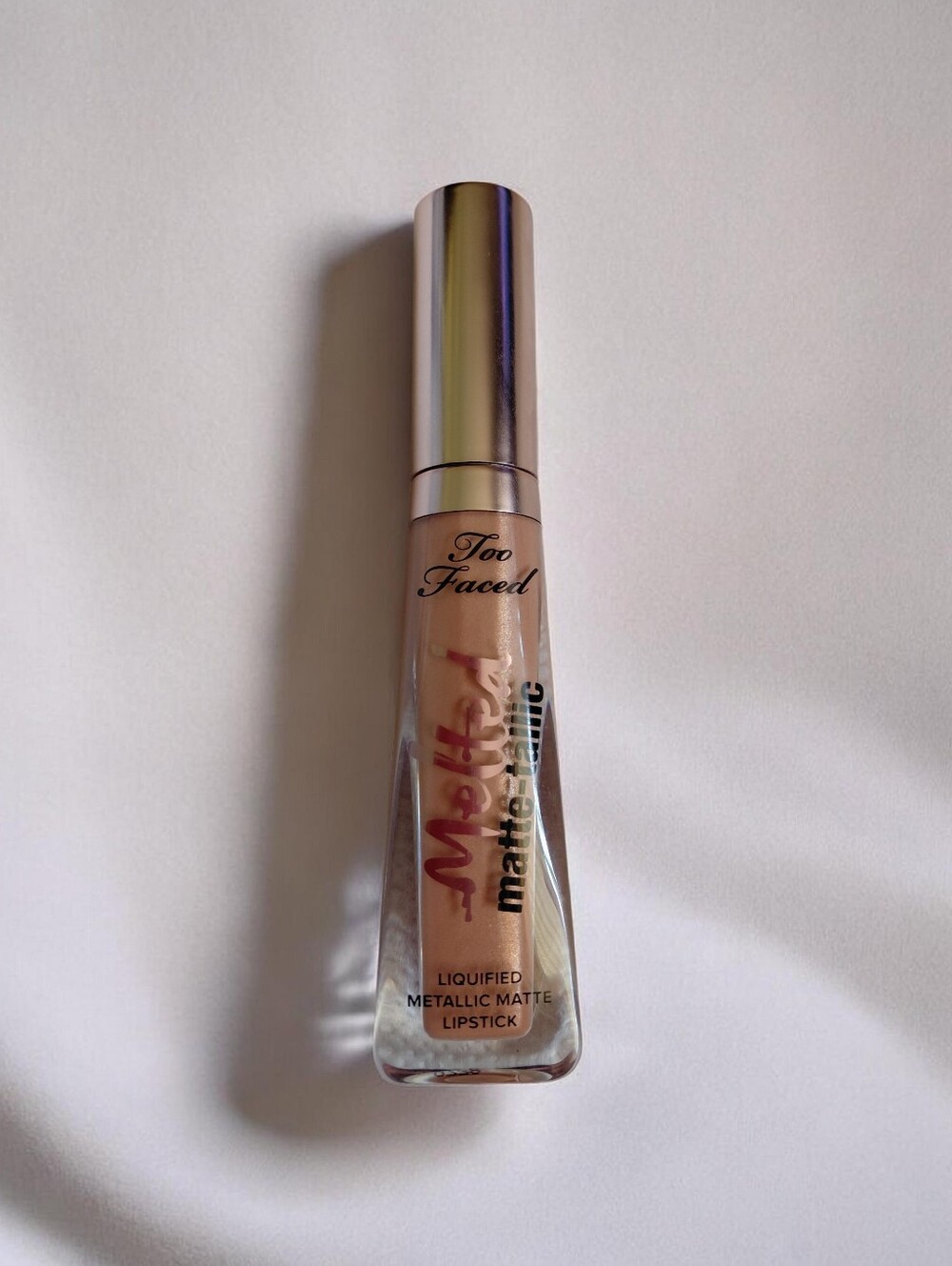Too Faced Melted Matte-tallic Metallic Matte Lipstick-Pillow Talk